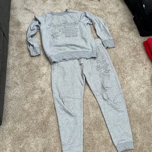 Prps sweat suit top and bottom